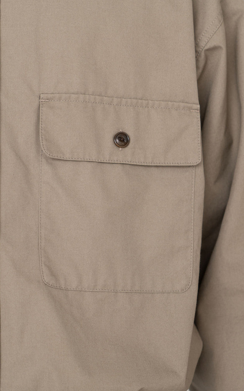 Nanamica Utility Light Wind Shirt Taupe