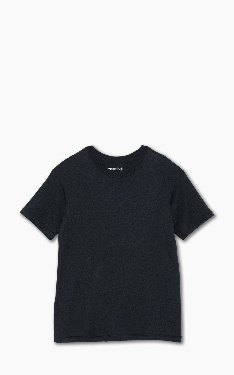 Nanamica Loopwheel Coolmax Jersey Tee Black