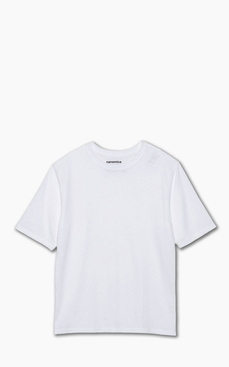 Nanamica Loopwheel Coolmax Jersey Tee White
