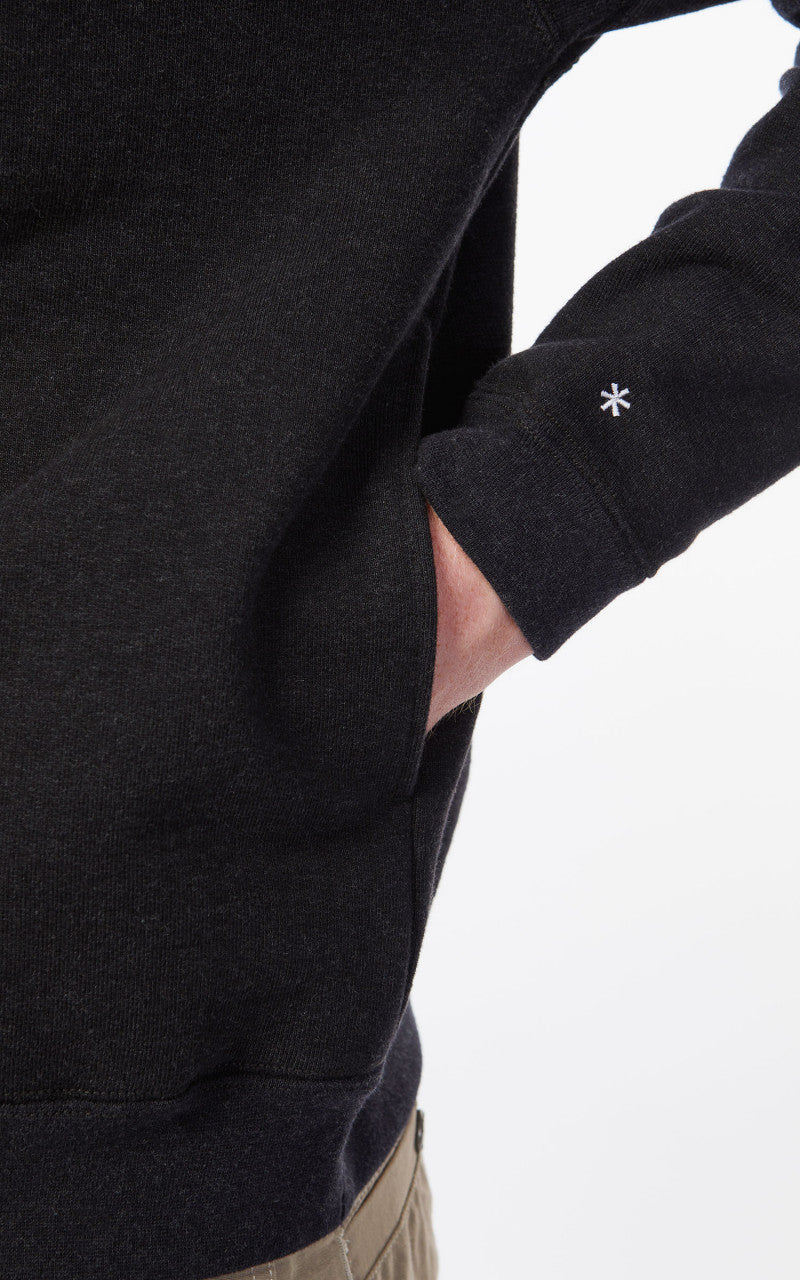 Snow Peak Recycled Cotton Sweat Crewneck Black