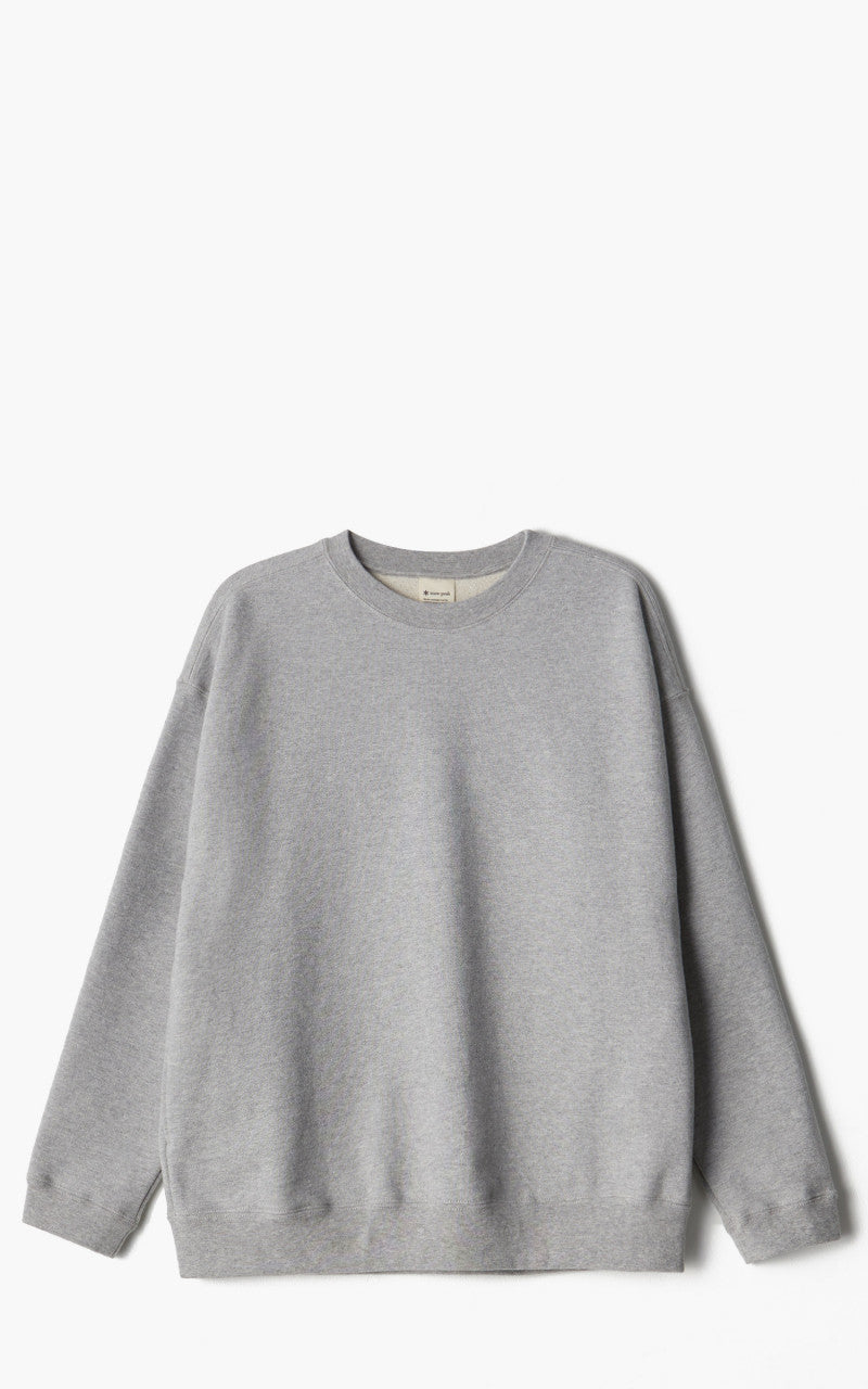 Snow Peak Recycled Cotton Sweat Crewneck Melange Grey