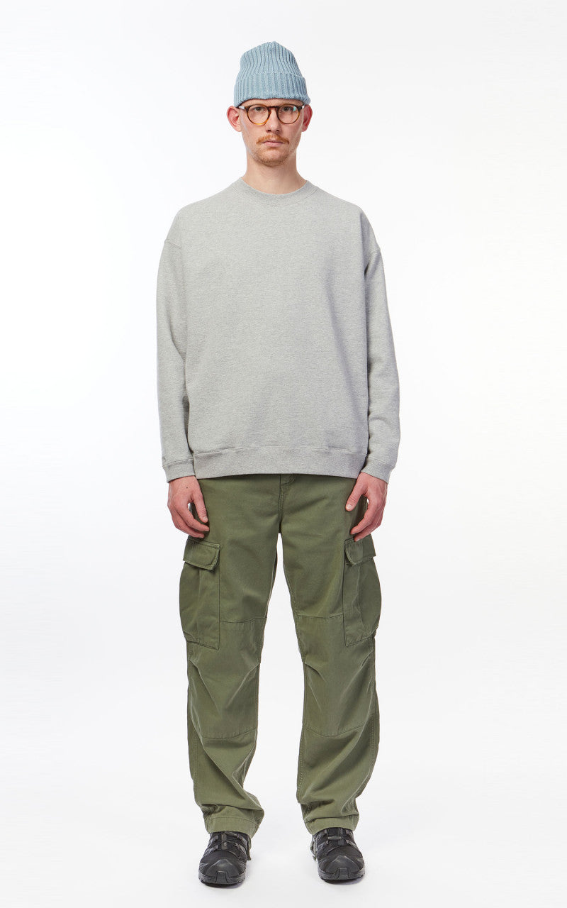 Snow Peak Recycled Cotton Sweat Crewneck Melange Grey