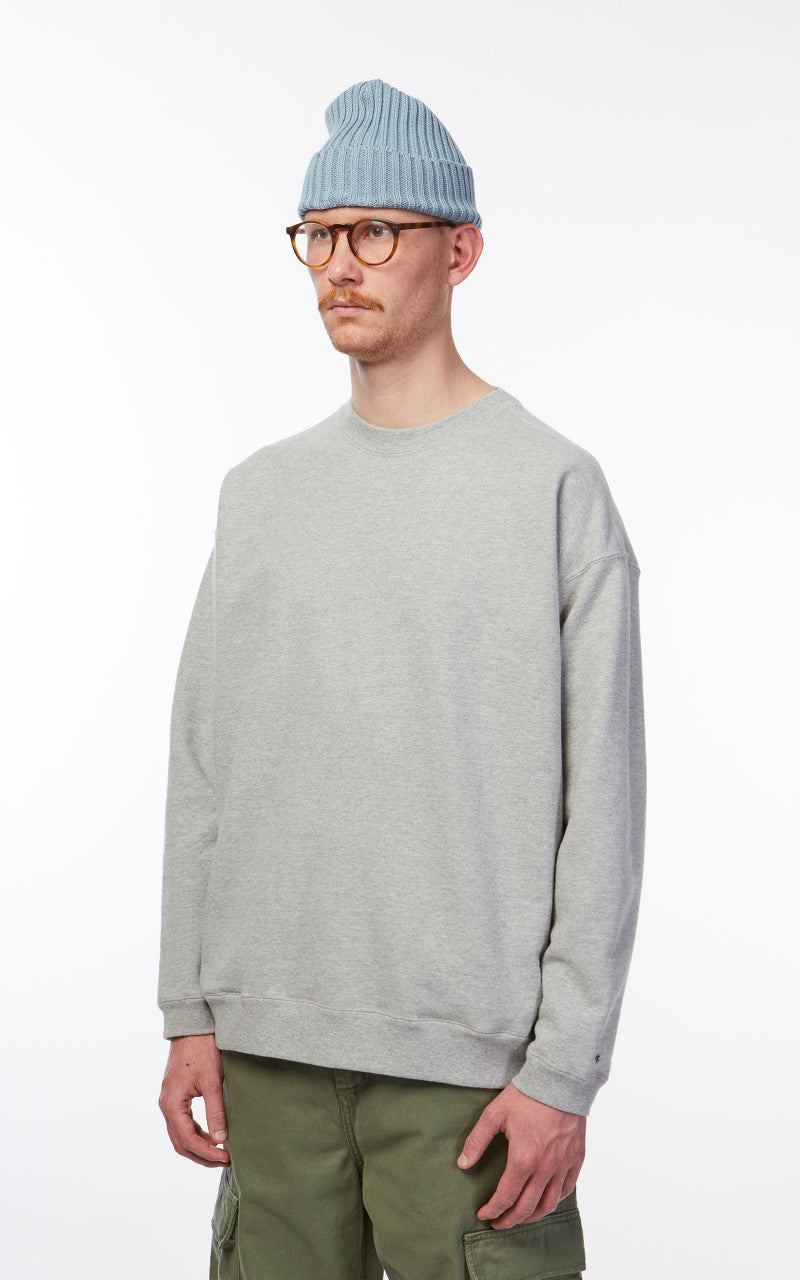 Snow Peak Recycled Cotton Sweat Crewneck Melange Grey