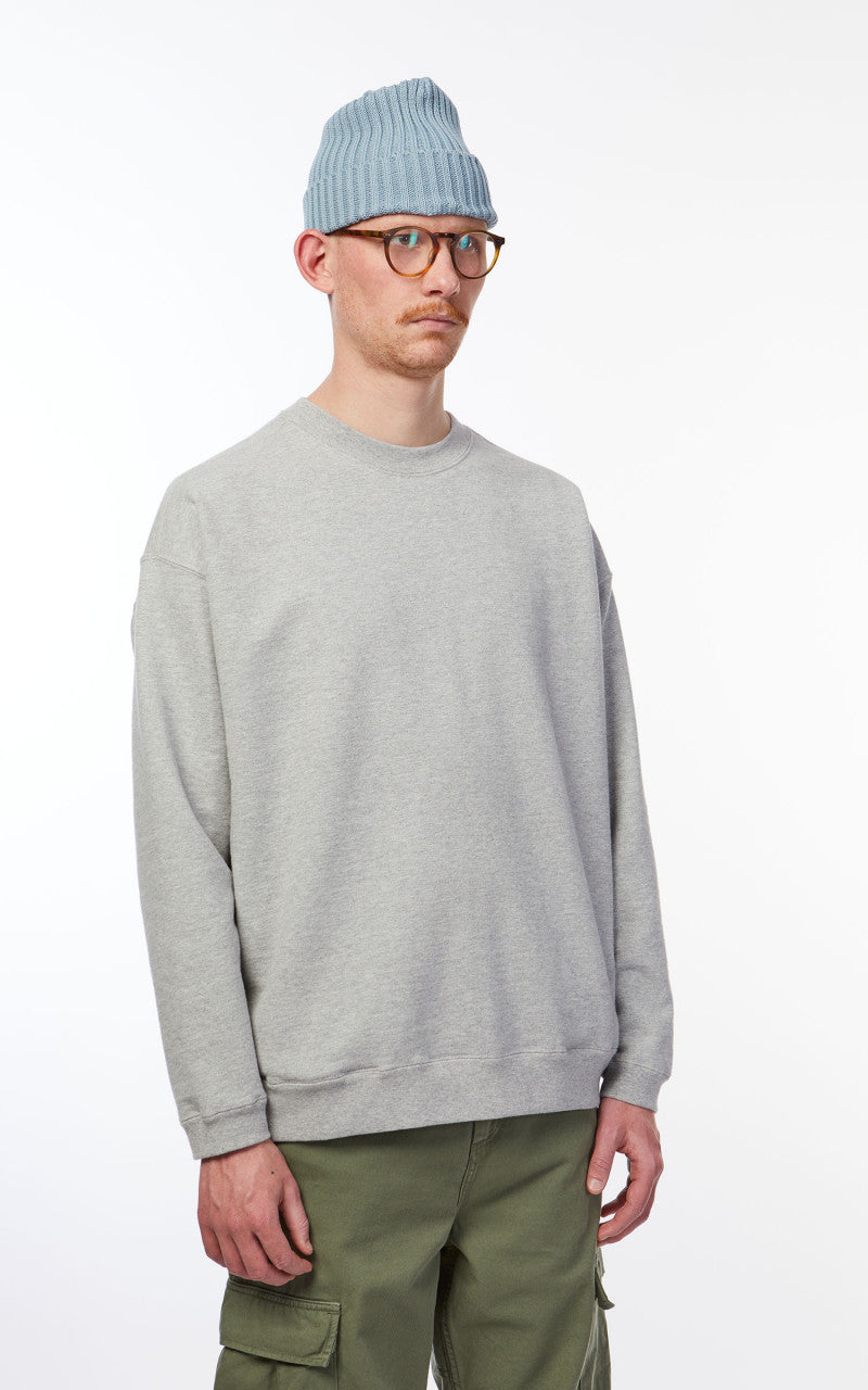 Snow Peak Recycled Cotton Sweat Crewneck Melange Grey