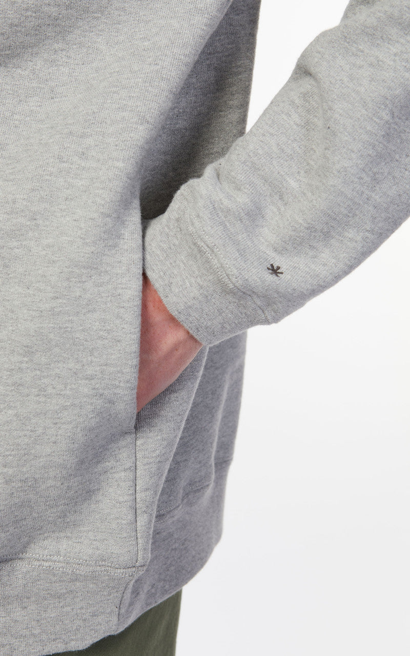 Snow Peak Recycled Cotton Sweat Crewneck Melange Grey