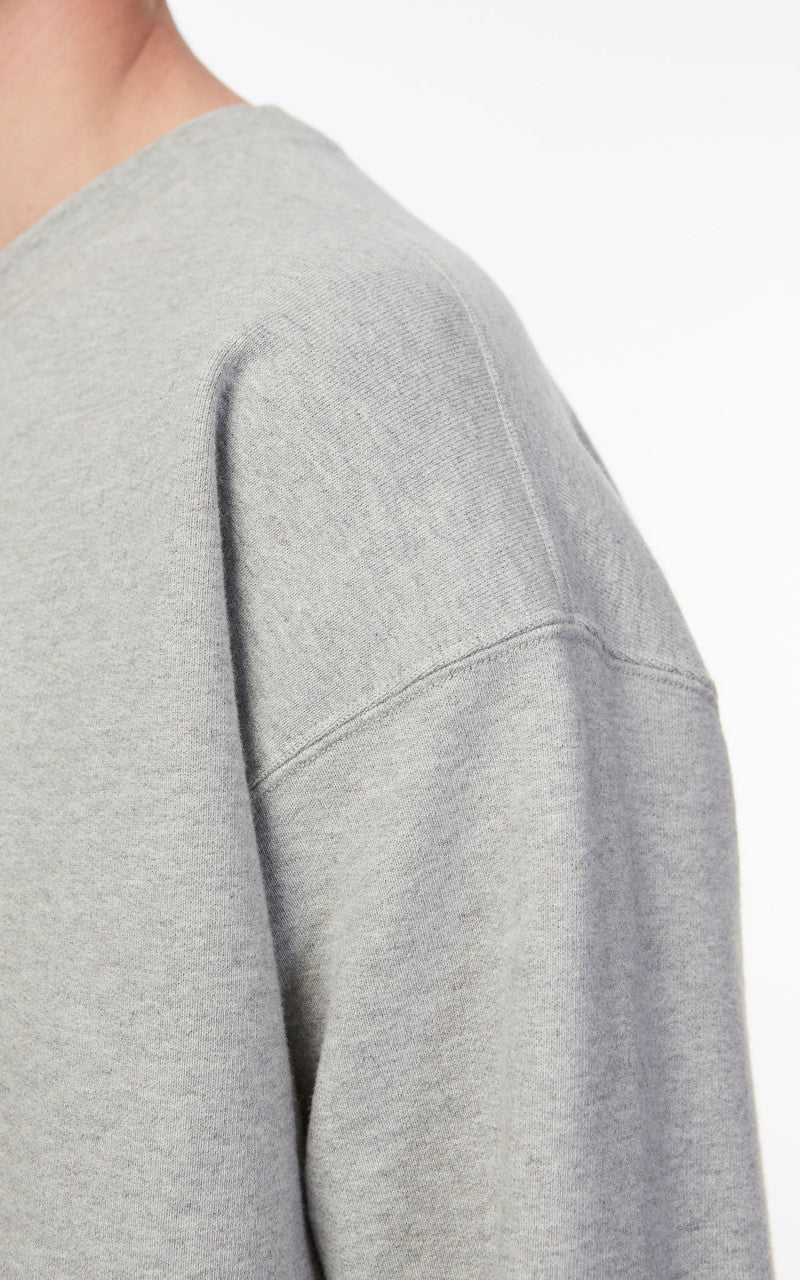 Snow Peak Recycled Cotton Sweat Crewneck Melange Grey