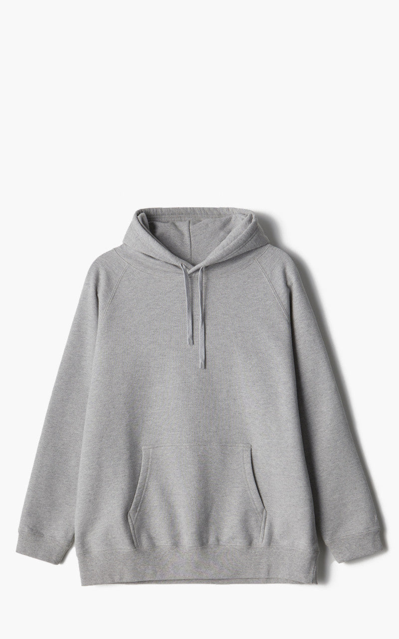 Snow Peak Recycled Cotton Pullover Hoodie Melange Grey