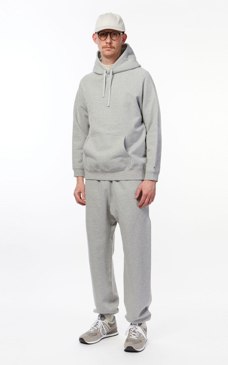 Snow Peak Recycled Cotton Pullover Hoodie Melange Grey