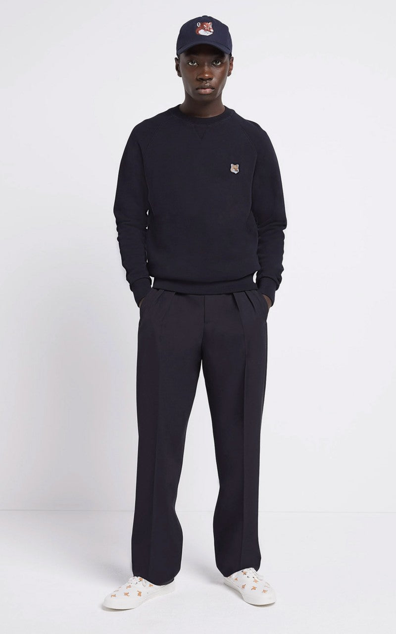 Maison Kitsuné Sweatshirt Fox Head Patch Black