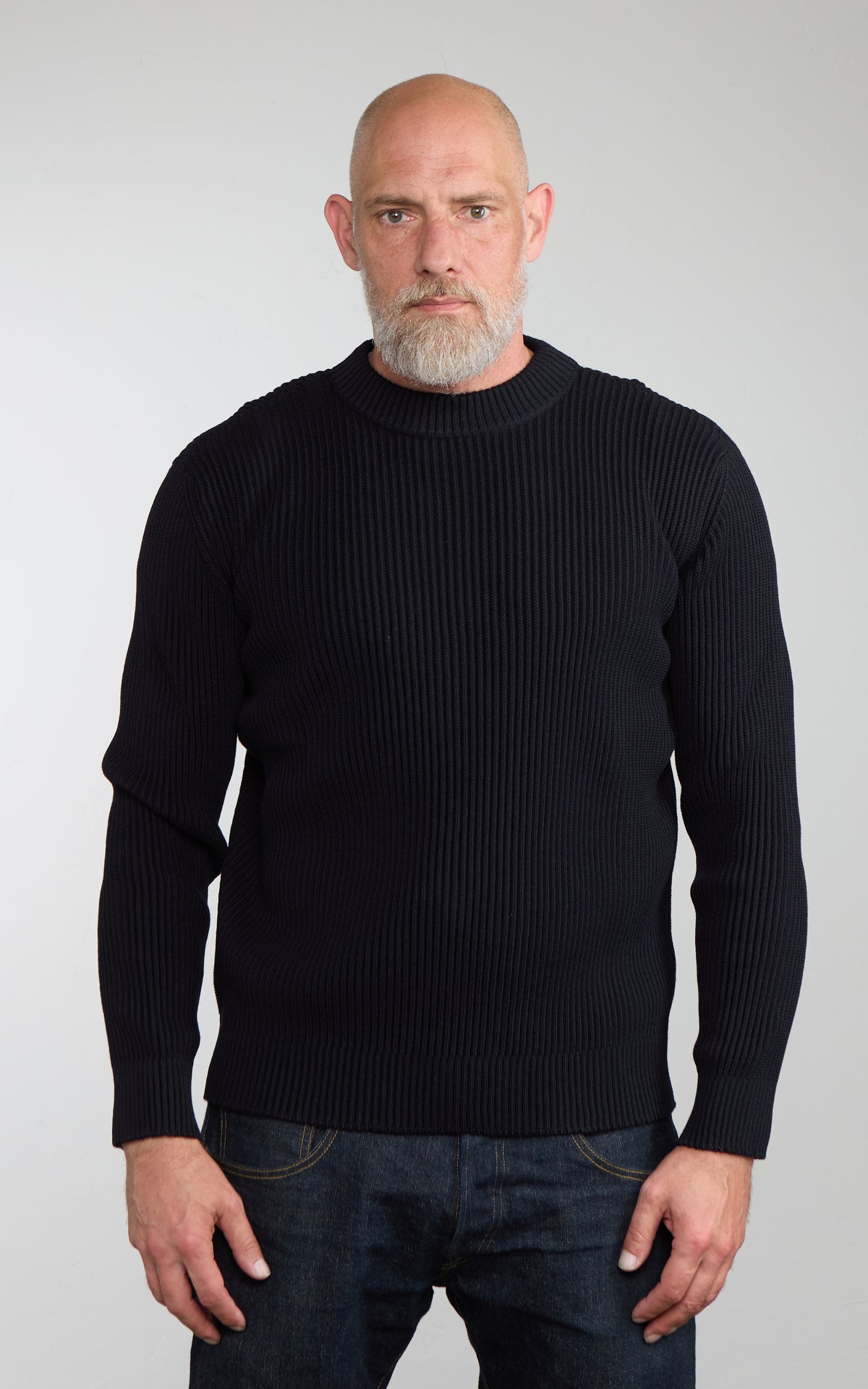 S.N.S. Herning Fender Crew Neck Navy Blue