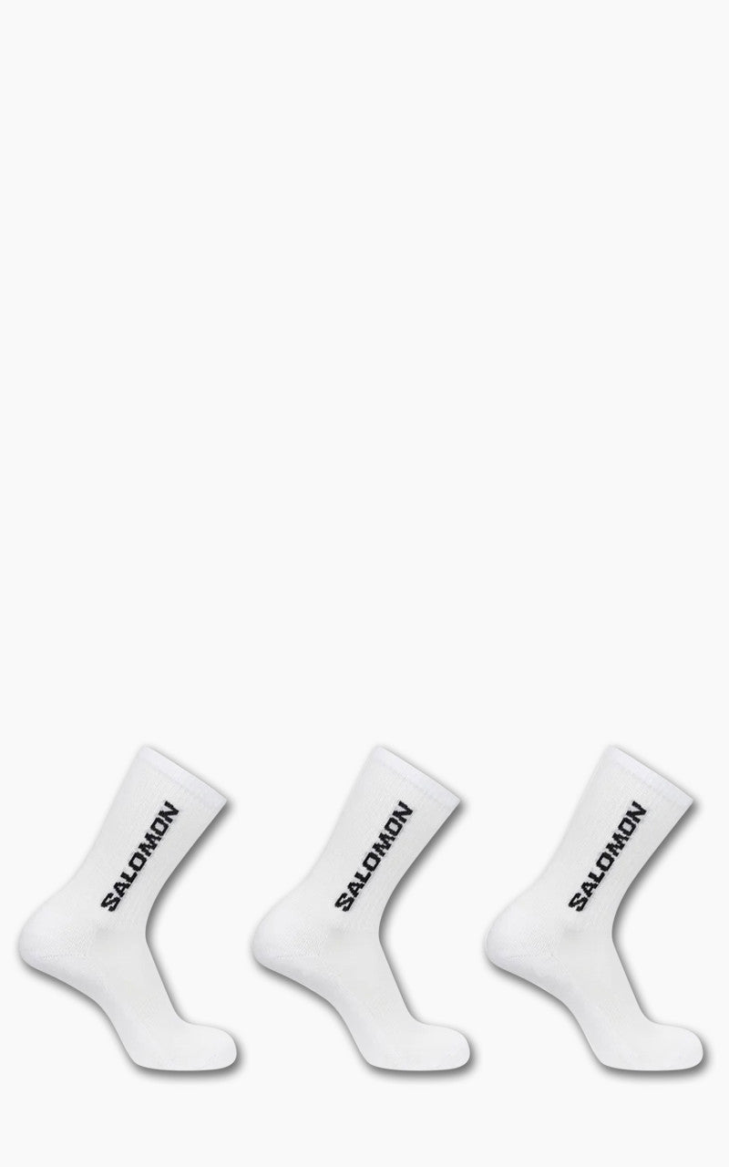Salomon Everyday Crew 3-Pack Socks White/White