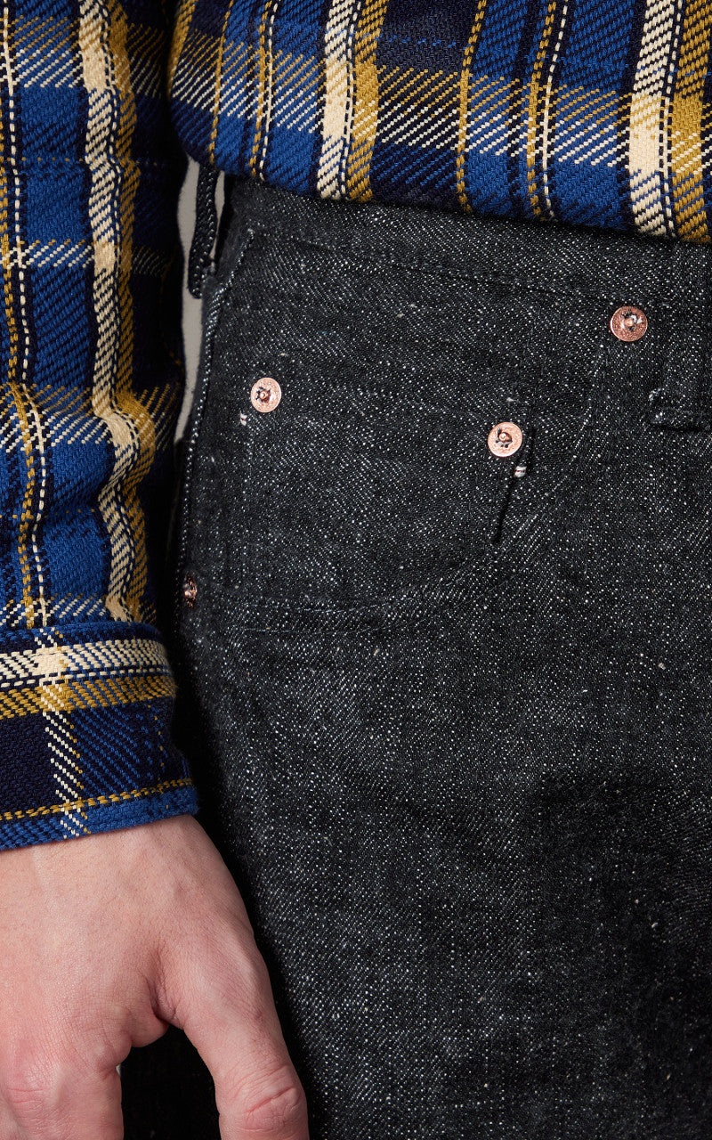 Samurai Jeans S211BK “Koku-Benkei” Slubby Denim Black 17oz