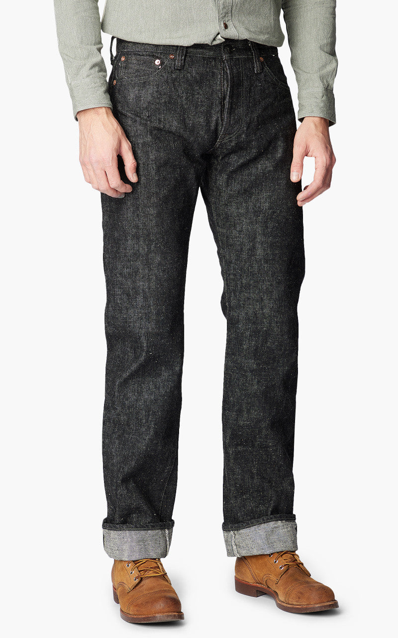 Samurai Jeans S5000BK II Zero Straight Fit Jeans Black 17oz