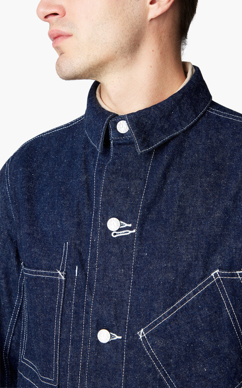 Samurai Jeans S50CV-SC01 Chore Jacket Selvedge Indigo 10oz