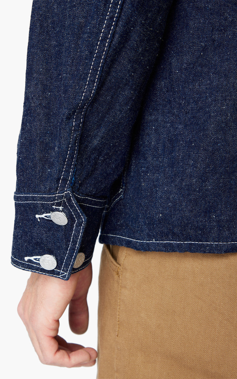 Samurai Jeans S50CV-SC01 Chore Jacket Selvedge Indigo 10oz