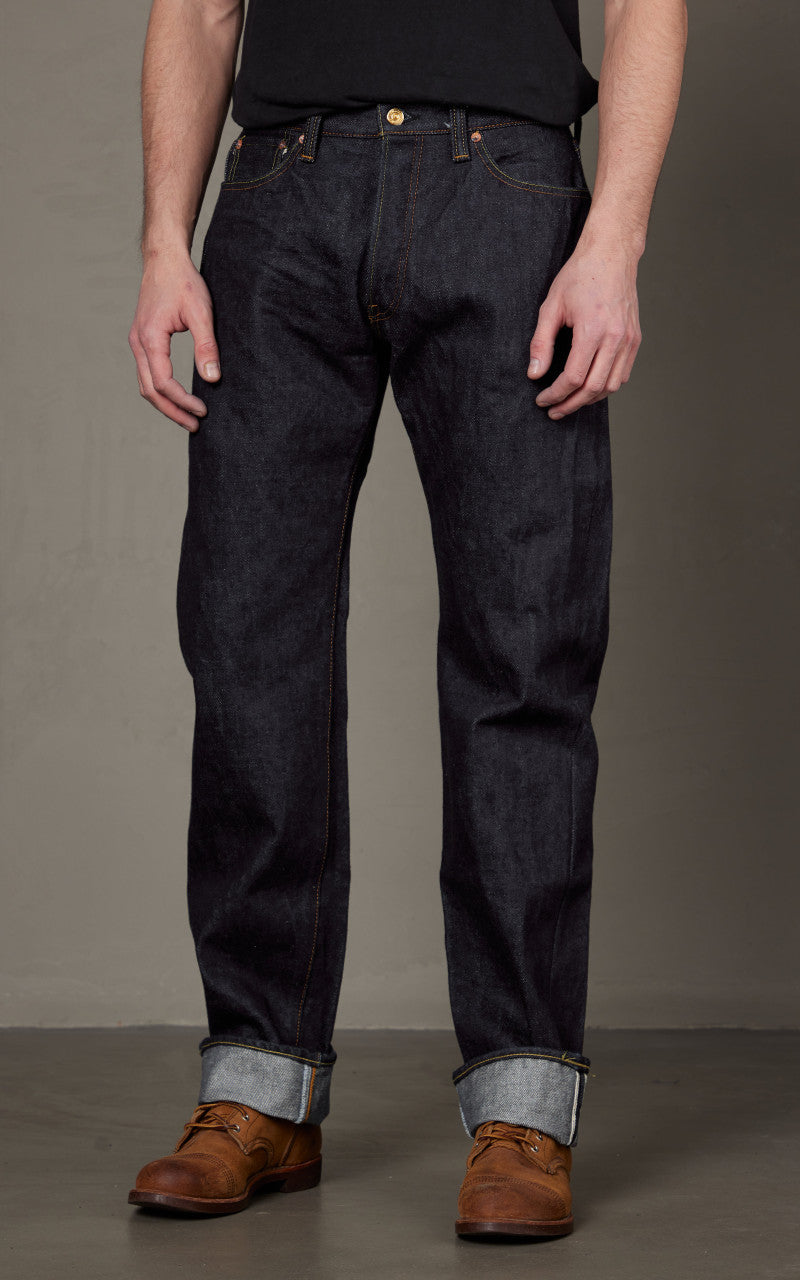 Samurai Jeans S510XX25OZGA-25TH Ganryujima Regular Straight Jeans Selvedge Indigo