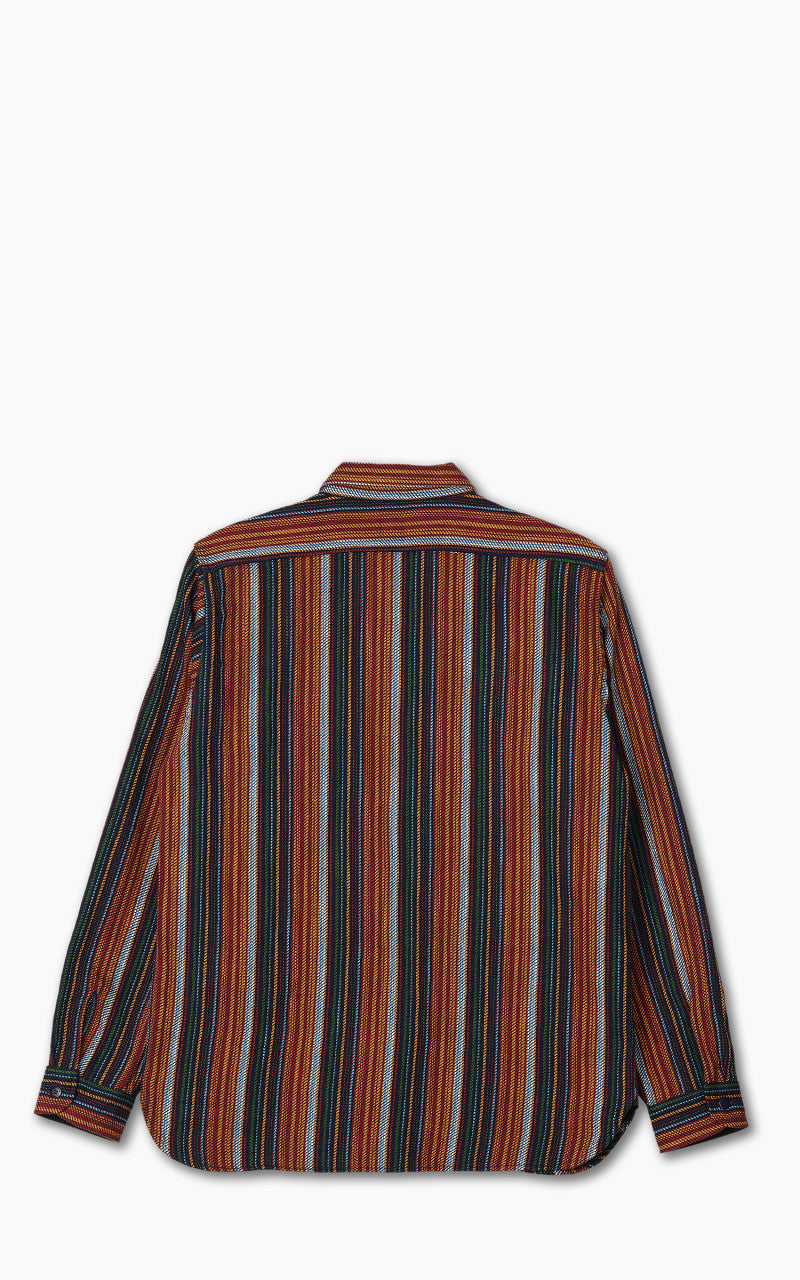 Samurai Jeans SIN23-02W Heavyweight Slubby Flannel Shirt Orange