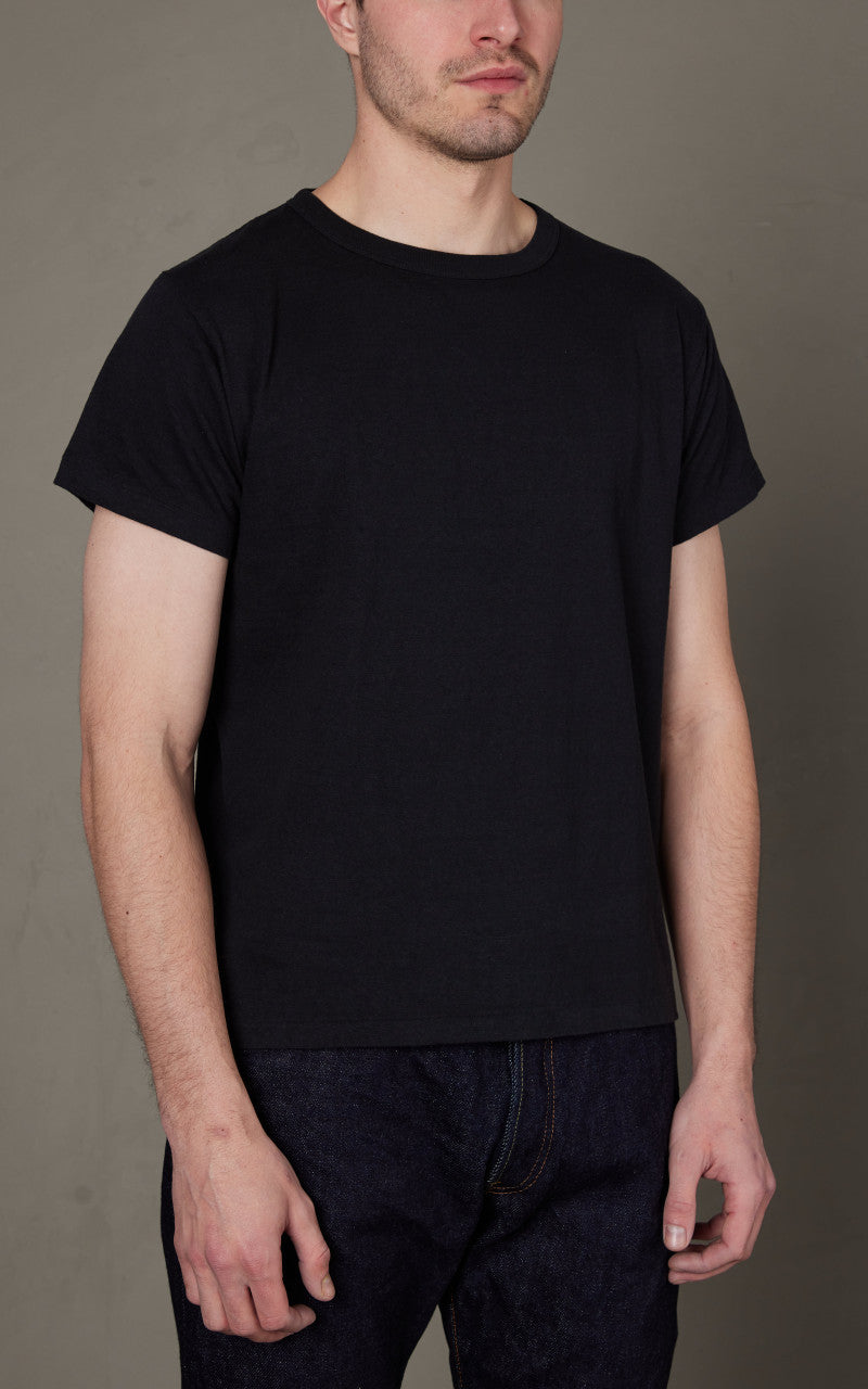 Samurai Jeans SJ2PST-Crew Plain Crew Neck 2-Pack T-Shirt Black