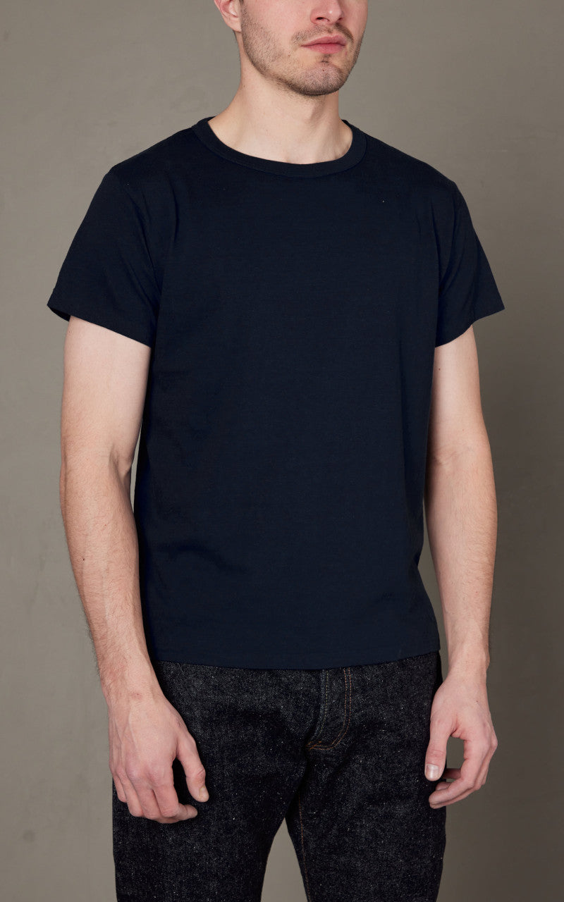 Samurai Jeans SJ2PST-Crew Plain Crew Neck 2-Pack T-Shirt Navy