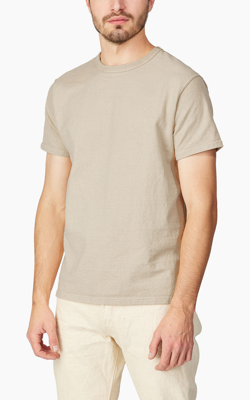 Samurai Jeans SJST-SC01 Japanese Cotton Made Crew Neck Tee Kuri Light