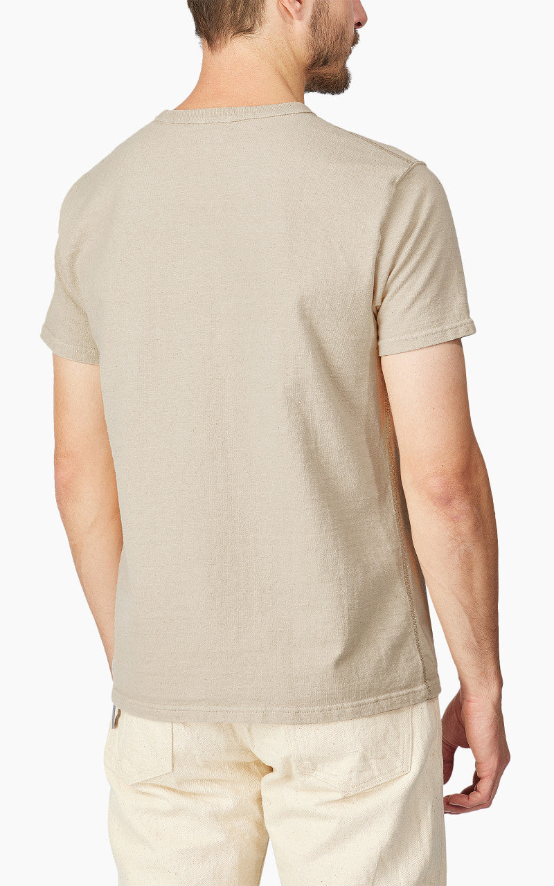 Samurai Jeans SJST-SC01 Japanese Cotton Made Crew Neck Tee Kuri Light