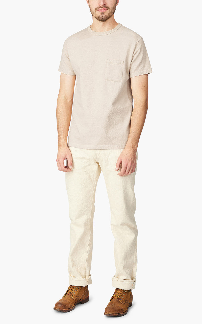 Samurai Jeans SJST-SC03 Japanese Cotton Made Pocket Tee Kuri Light