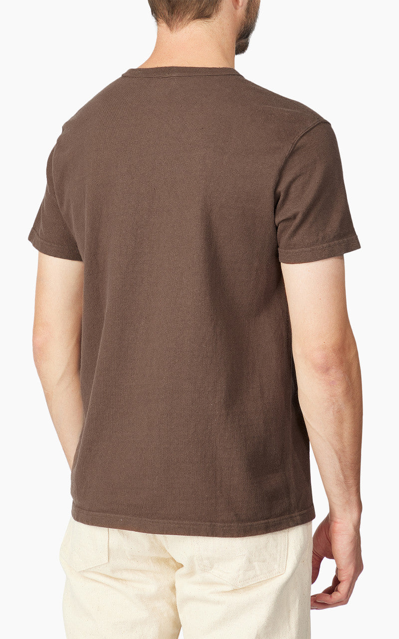 Samurai Jeans SJST-SC03 Japanese Cotton Made Pocket Tee Kuri Dark