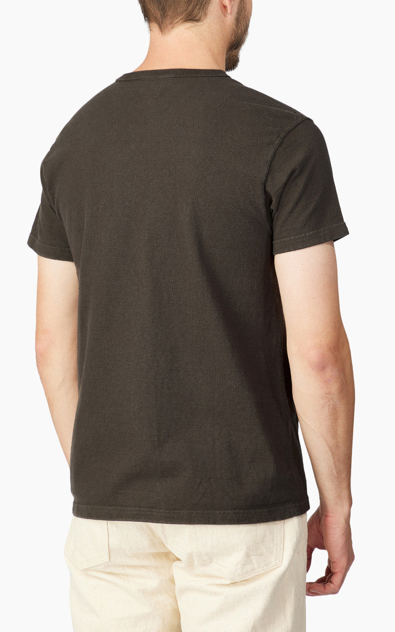 Samurai Jeans SJST-SC03 Japanese Cotton Made Pocket Tee Kuromame