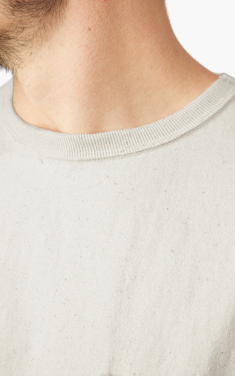 Samurai Jeans SJST-SC03 Japanese Cotton Made Pocket Tee Natural