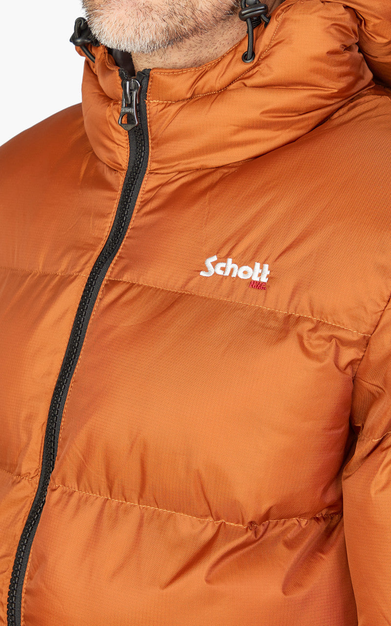 Schott NYC IDAHO2 Puffer Jacket Rust