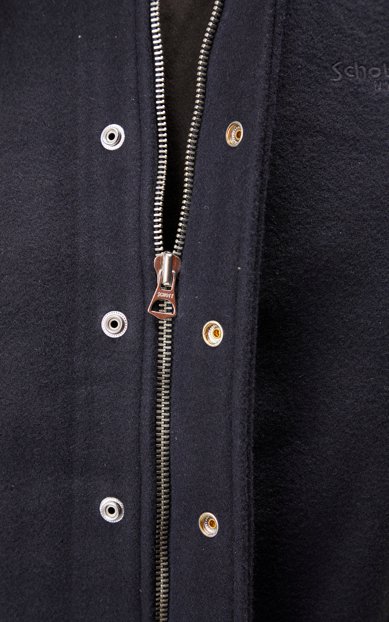 Schott NYC Varsity Jacket LCUSA Navy/Beige