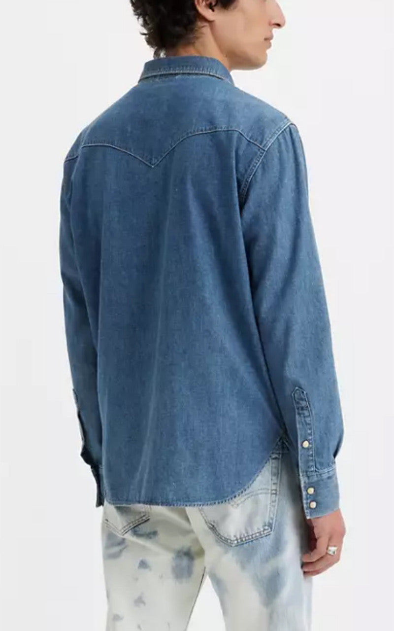 Levi's® '54 Longhorn Western Shirt Denim Yellowstone Stonewash