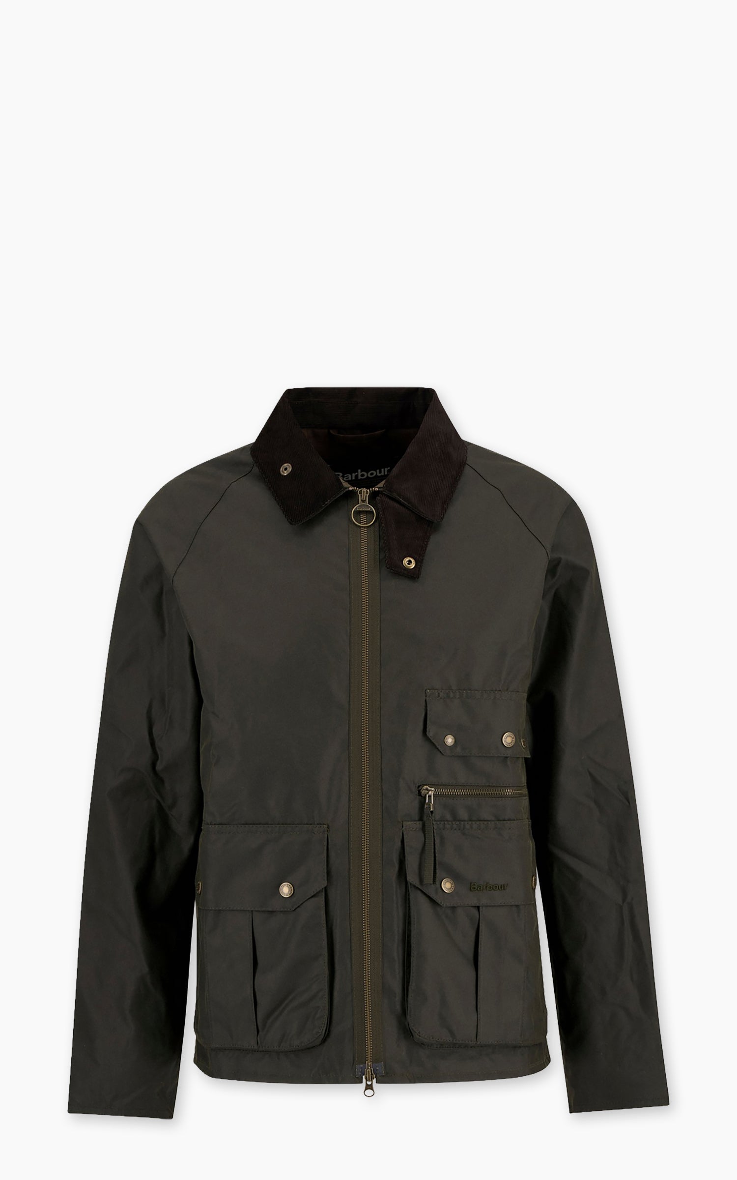 Barbour Re-Engineered Blackett Spey Waxed Jacket Archive Olive