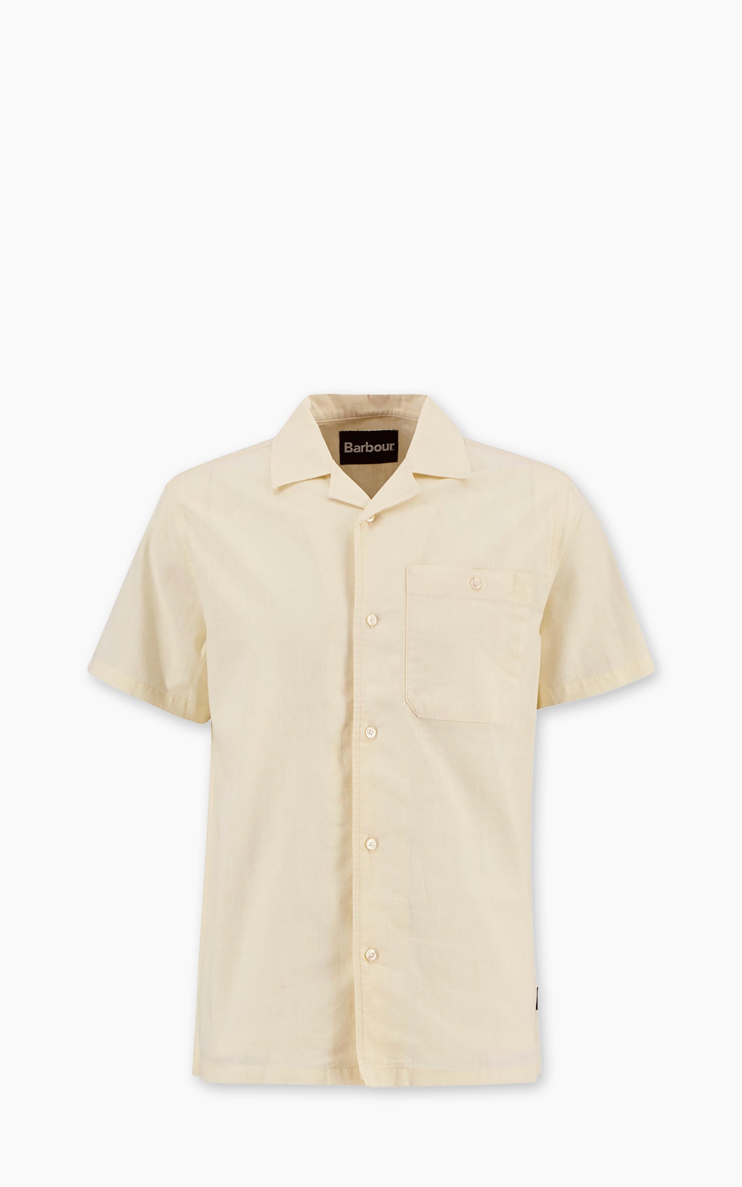 Barbour Parkvale Slub Relaxed Short-Sleeved Shirt Neutral