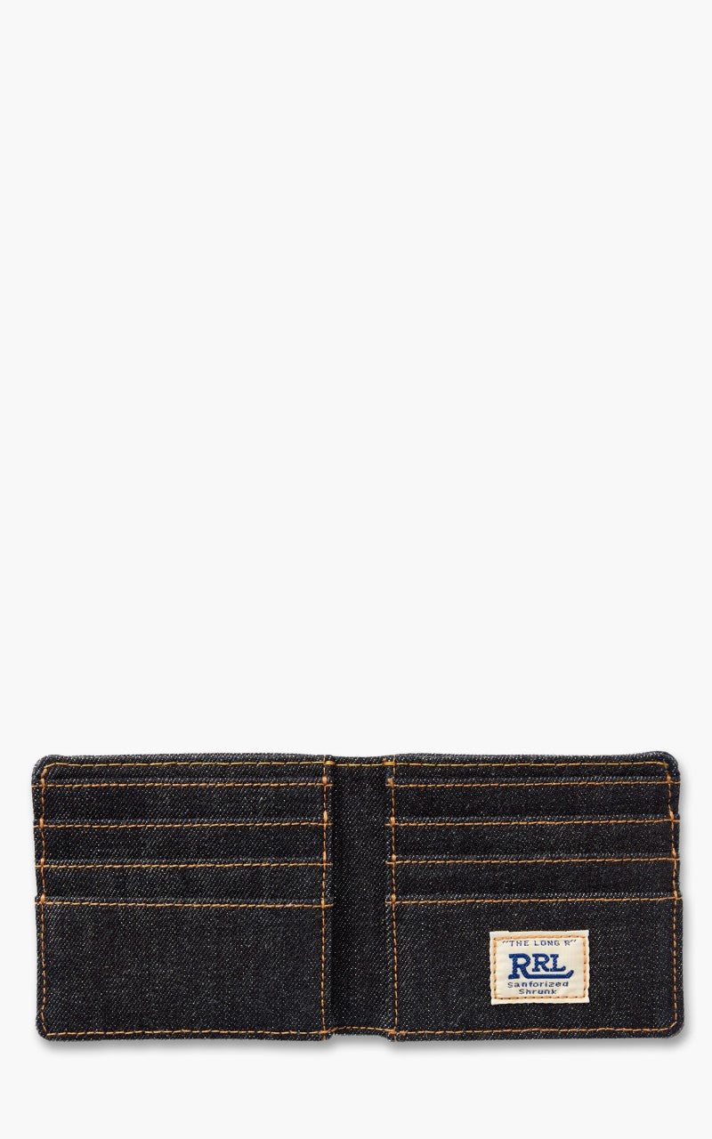 RRL Billfold Wallet Selvedge Denim Indigo