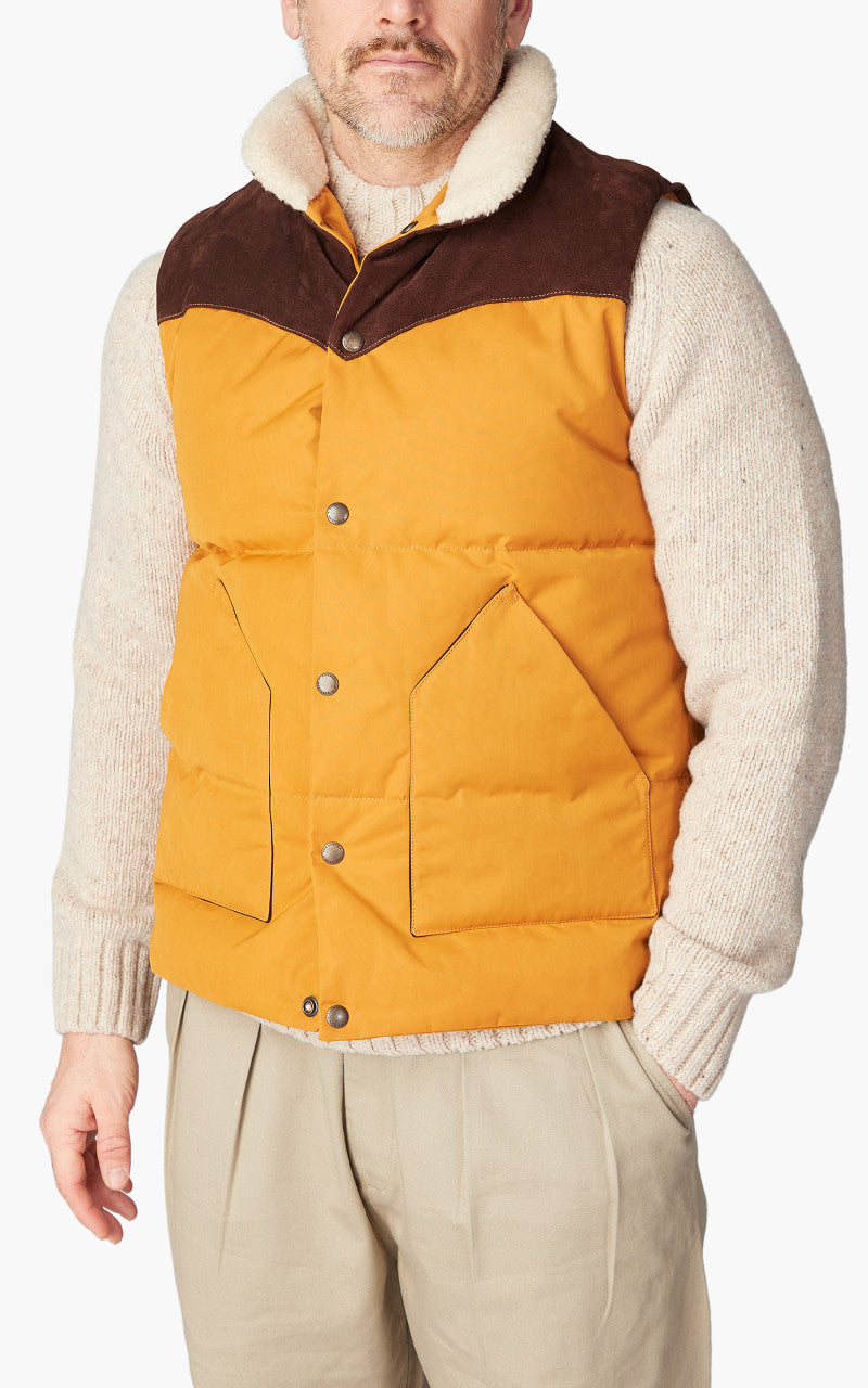 Shangri-La Heritage Bivacco Western Down Vest Yellow