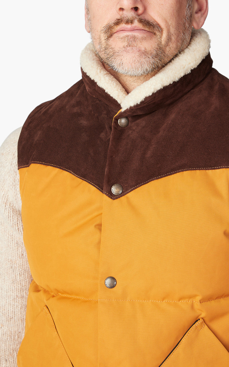 Shangri-La Heritage Bivacco Western Down Vest Yellow