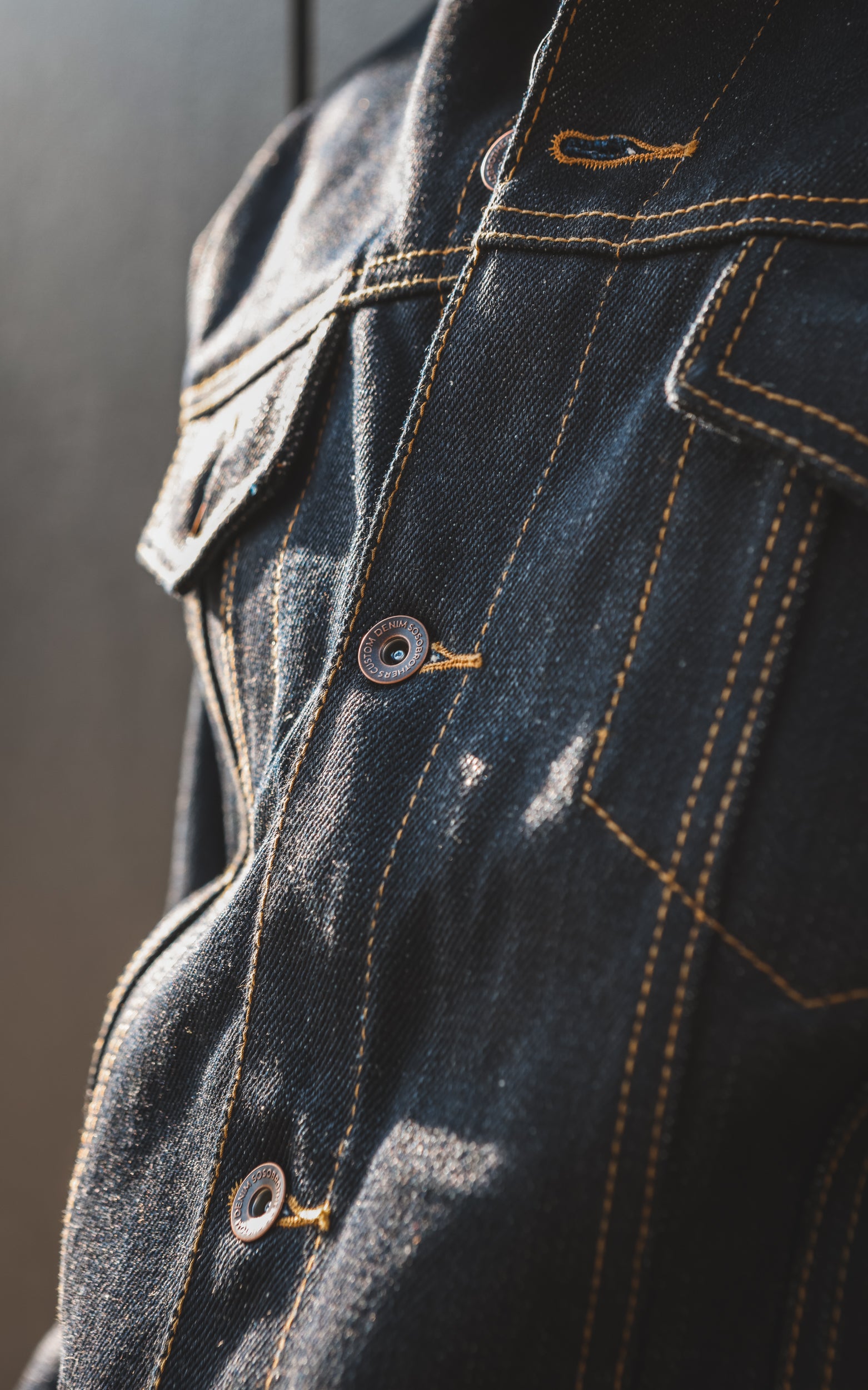 Sosobrothers Denim Jacket Heavyweight Ghost Selvedge Indigo 20oz