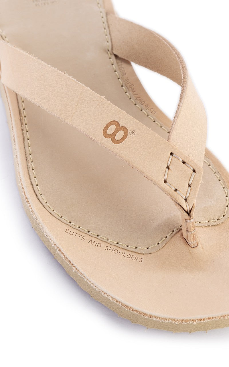 Butts and Shoulders The Sandals Natural Leather