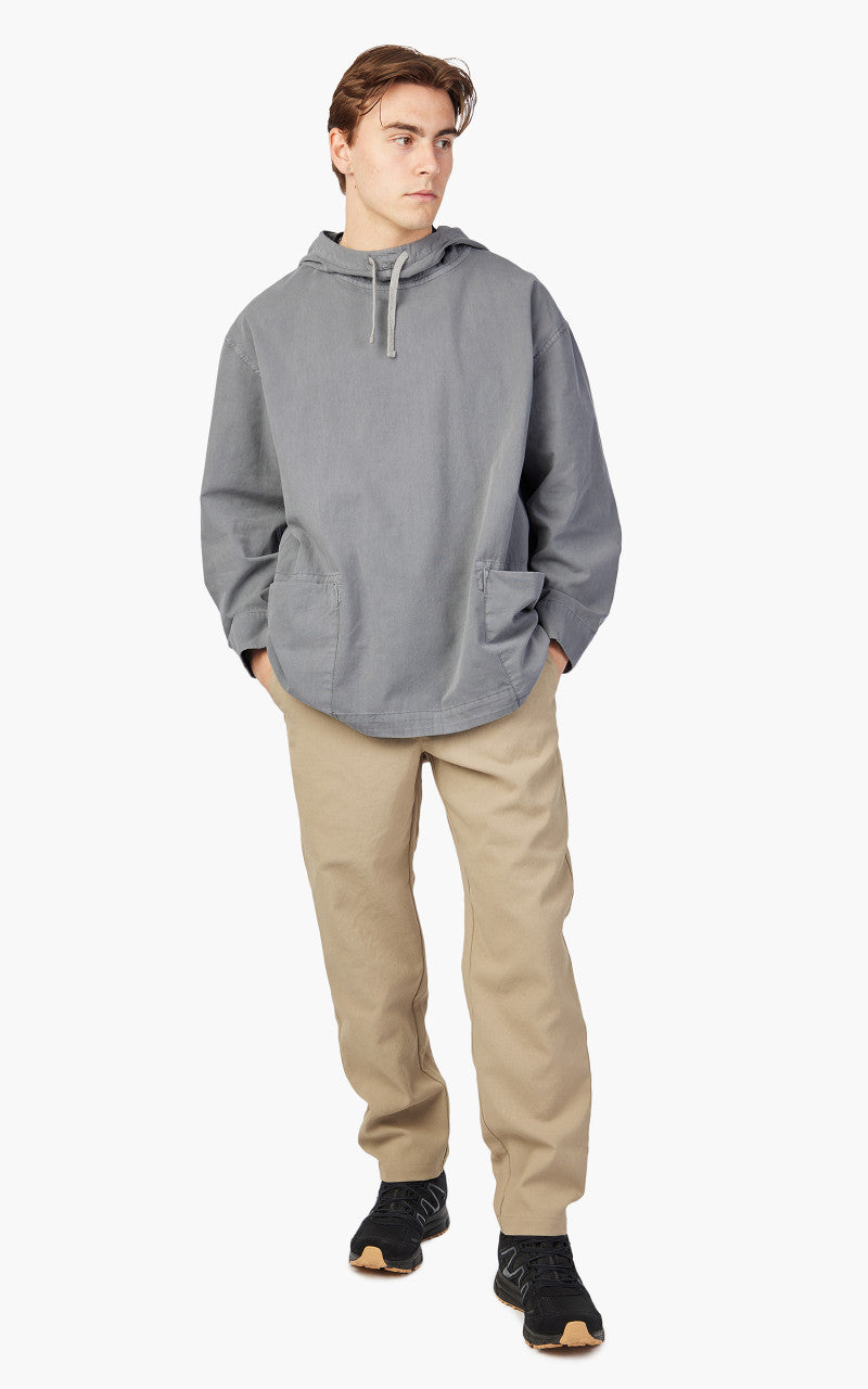 Snow Peak Natural-Dyed Recycled Cotton Parka Grey