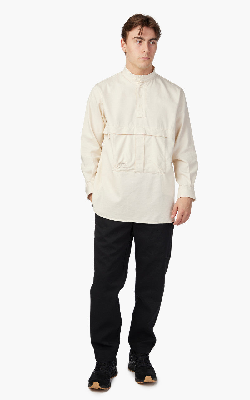 Snow Peak Takibi Light Denim Utility Pullover Ecru