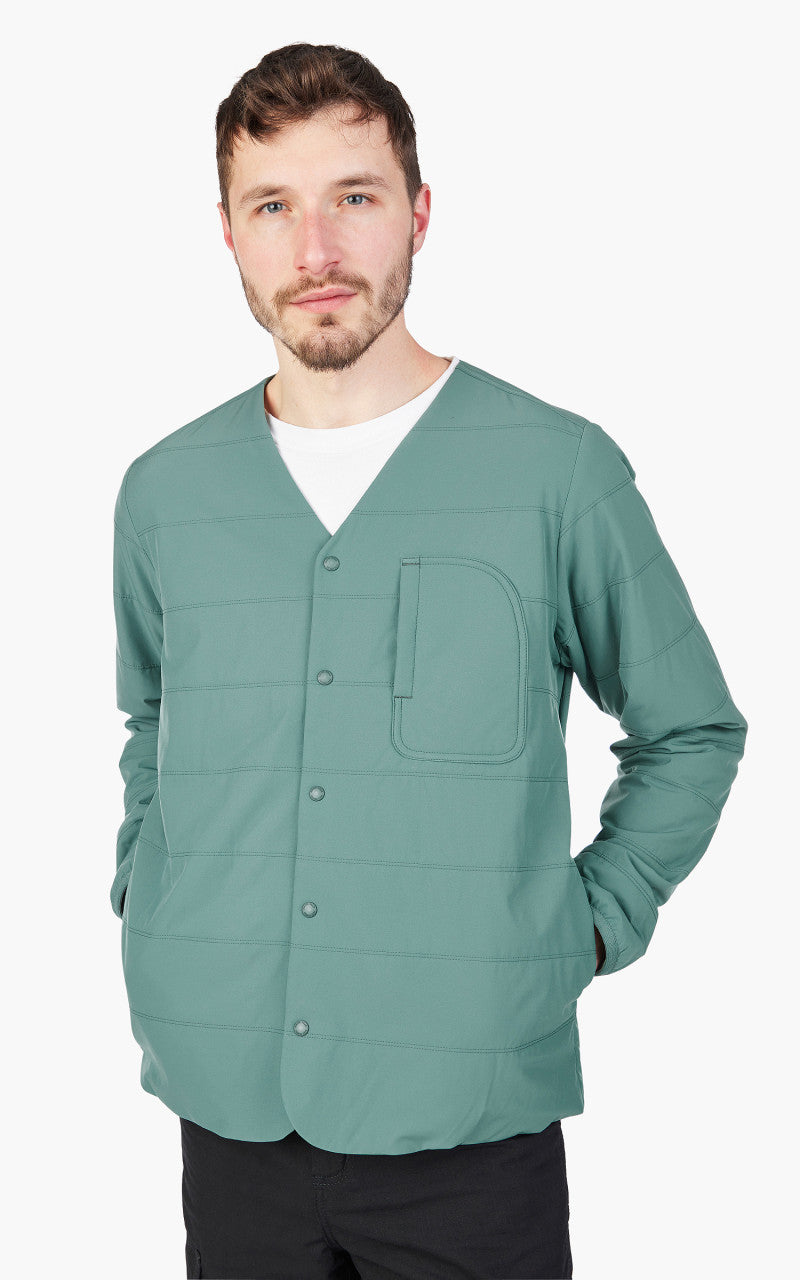 Snow Peak Flexible Insulated Cardigan Balsam Green