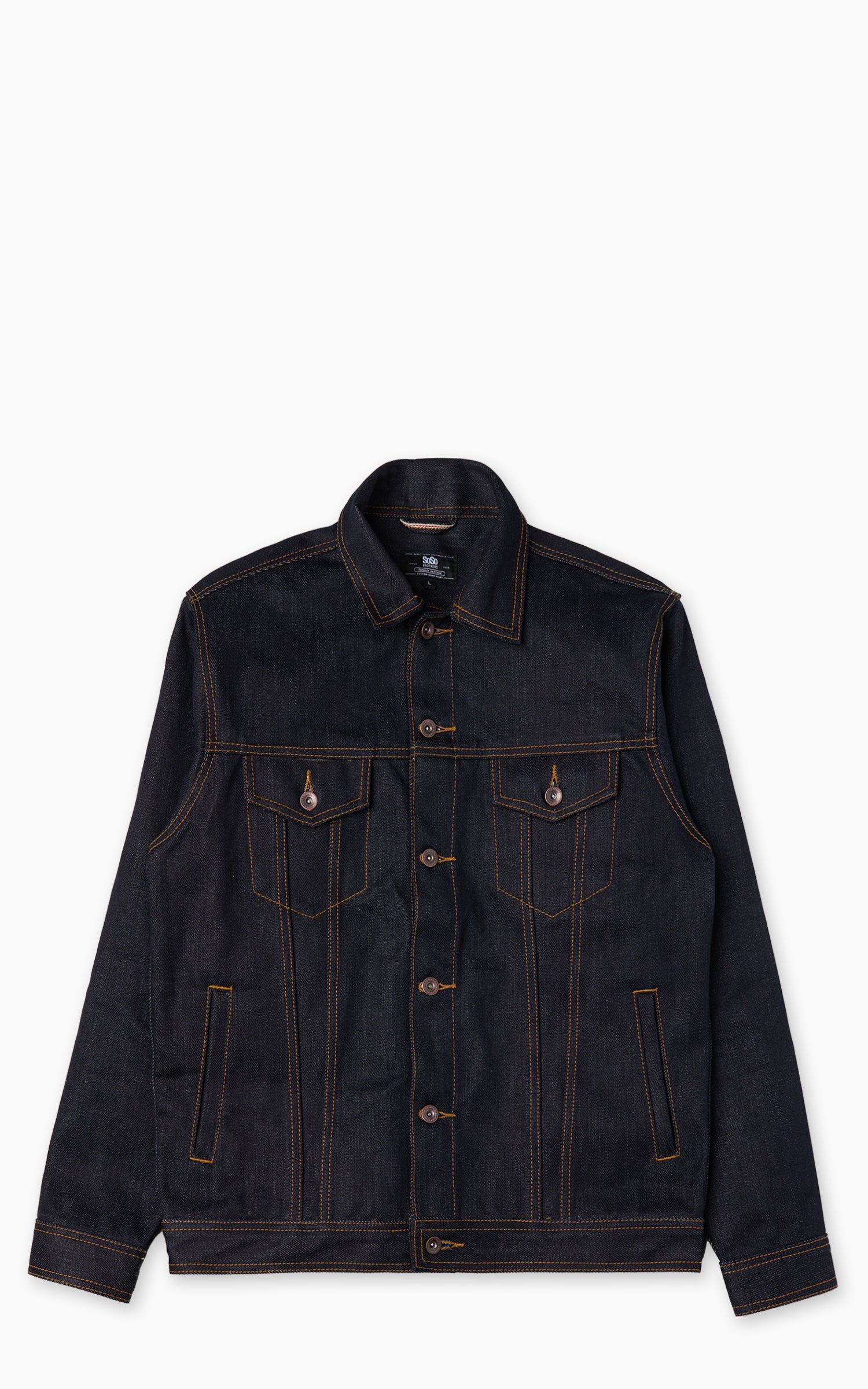 Sosobrothers Denim Jacket Heavyweight Ghost Selvedge Indigo 20oz