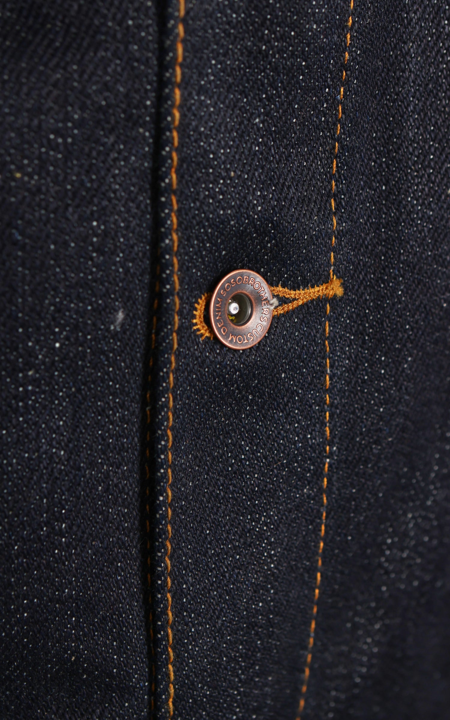 Sosobrothers Denim Jacket Heavyweight Ghost Selvedge Indigo 20oz