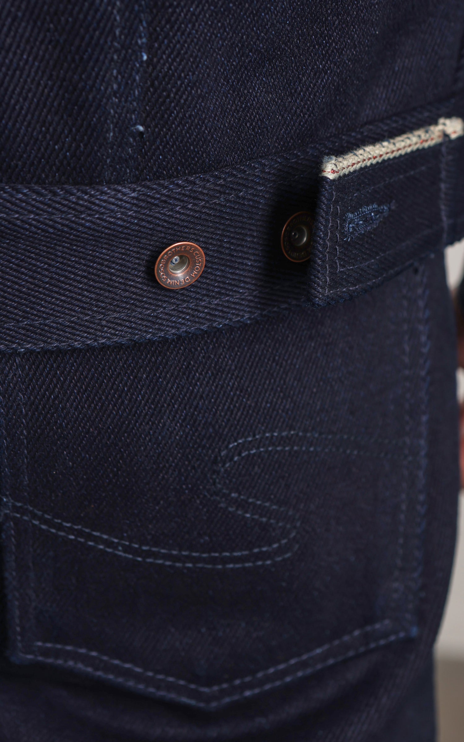 Sosobrothers Denim Jacket "TBOA" Heavyweight Selvedge Double Indigo 33oz