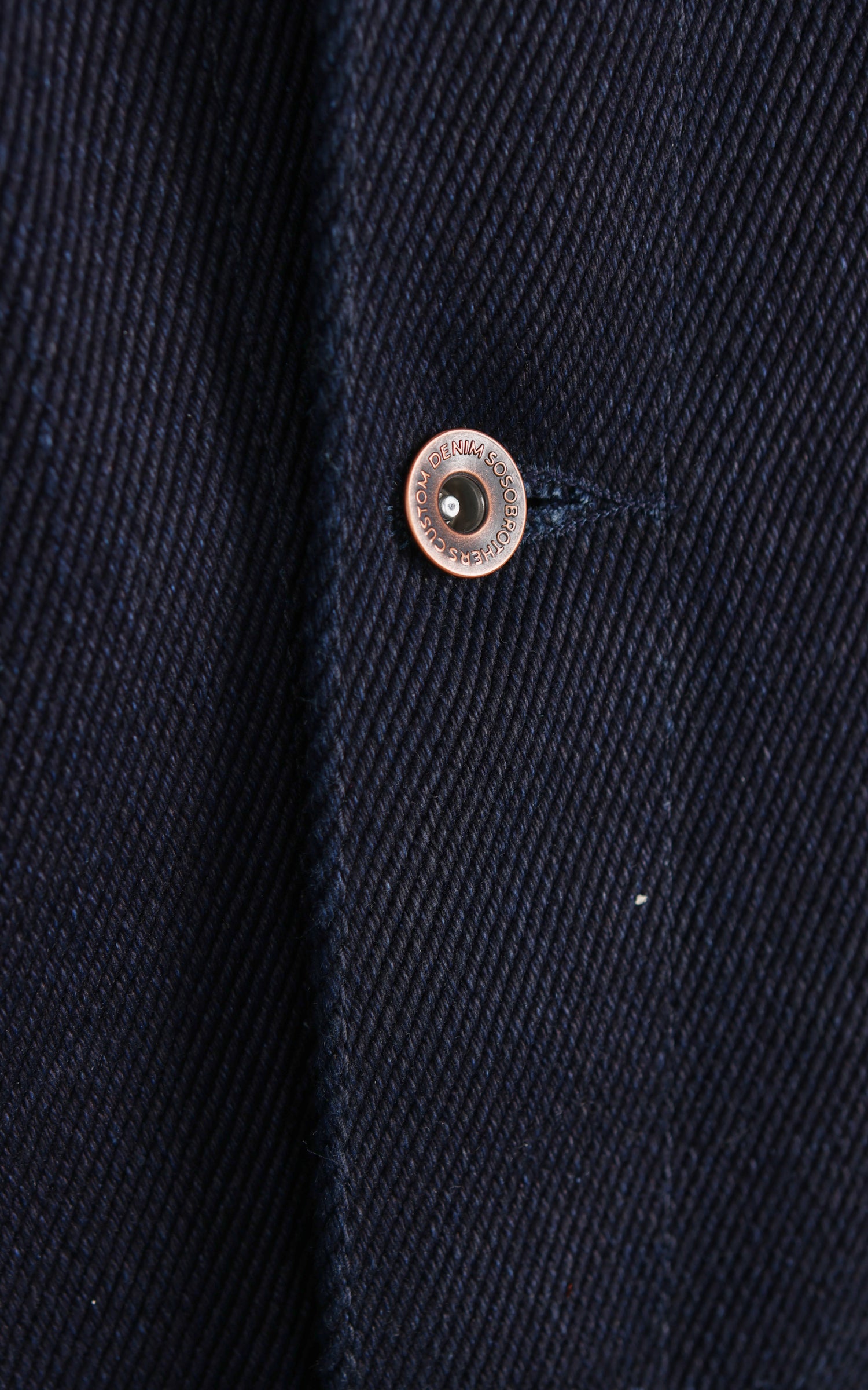 Sosobrothers Denim Jacket "TBOA" Heavyweight Selvedge Double Indigo 33oz