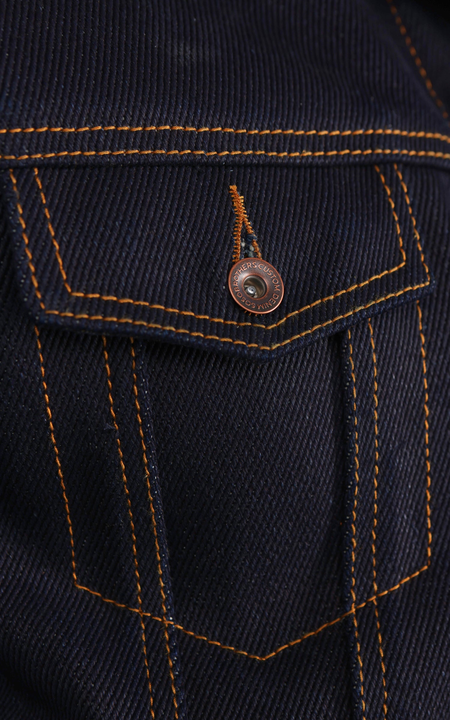 Sosobrothers Denim Jacket "TBOA" Heavyweight Selvedge Indigo 33oz