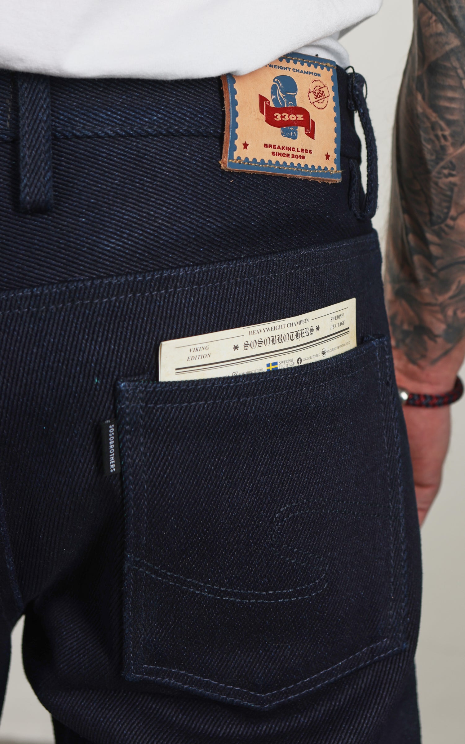 Sosobrothers Regular Jeans "TBOL" Heavyweight Selvedge Double Indigo 33oz