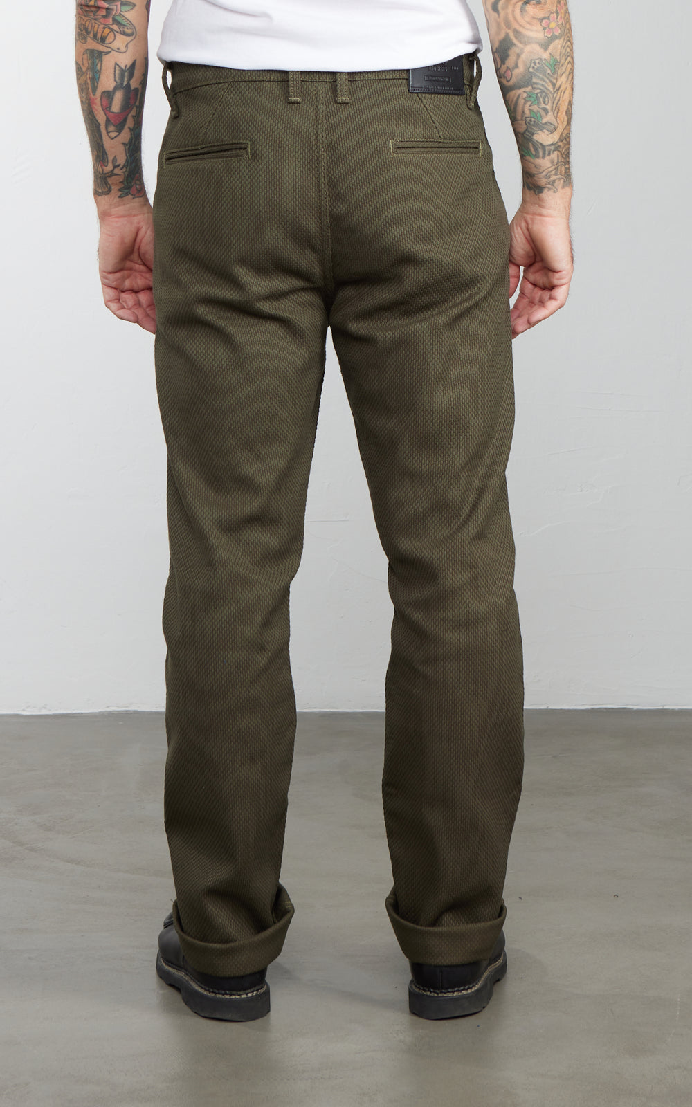 Sosobrothers Sashiko Denim Chino Army