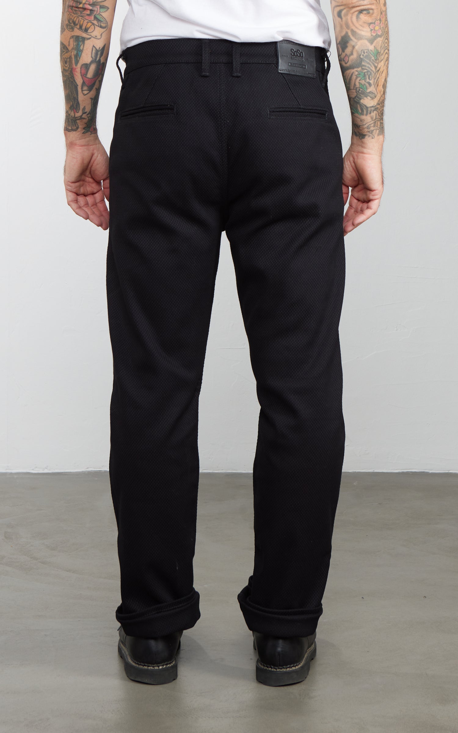 Sosobrothers Sashiko Denim Chino Black